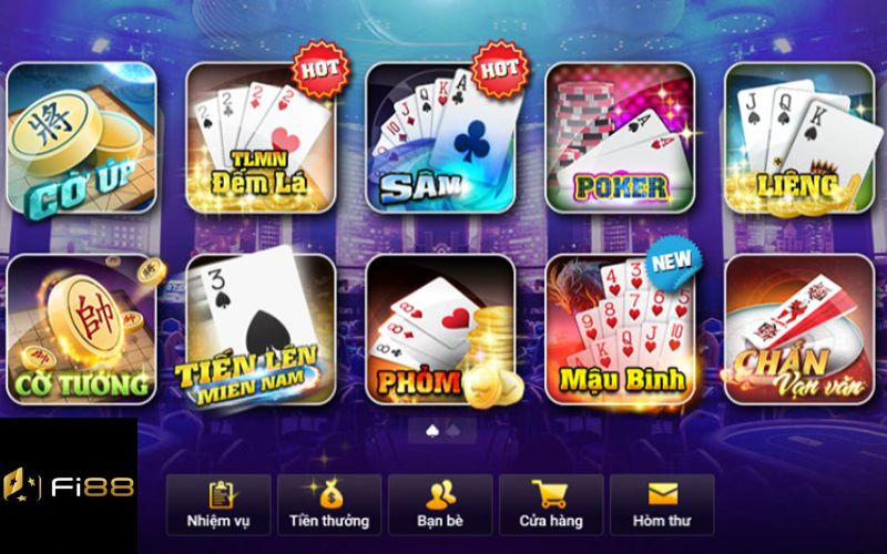 Tìm hiểu những loại game phổ biến trong game bài